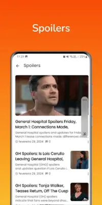 General Hospital android App screenshot 1